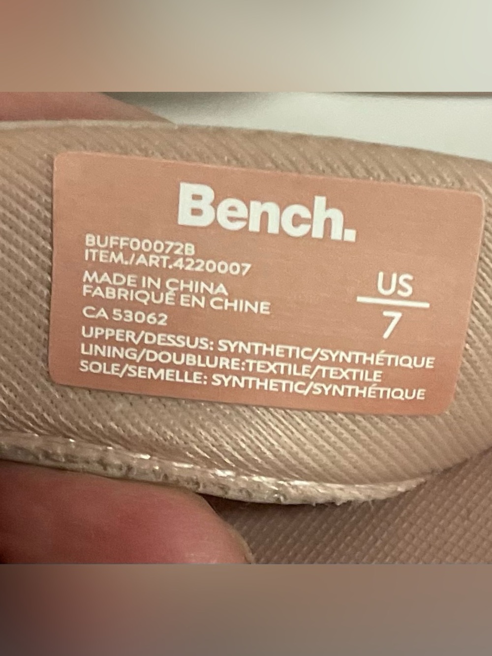 Bench Casual Pink Flip Flops - Picture 6 of 6
